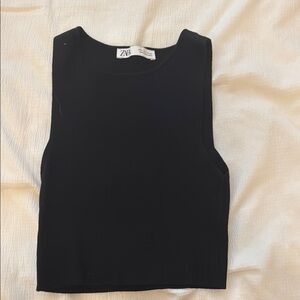 Zara Classic Black Tank Top